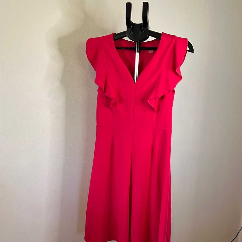 Tommy Hilfiger Vibrant Pink Midi Dress